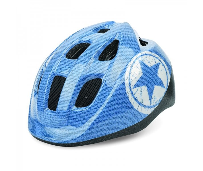 Casco Polisport Junior Jeans Azul/Blanco