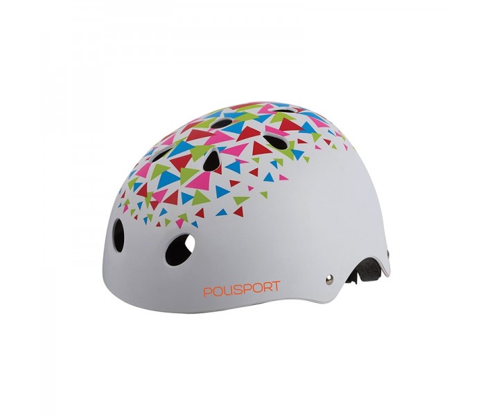 Casco Polisport Jr Urban Radical Blanco Triangulos(53-55)