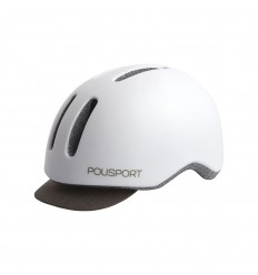 Casco Polisport Commuter Blanco/Gris T.M (54-58)