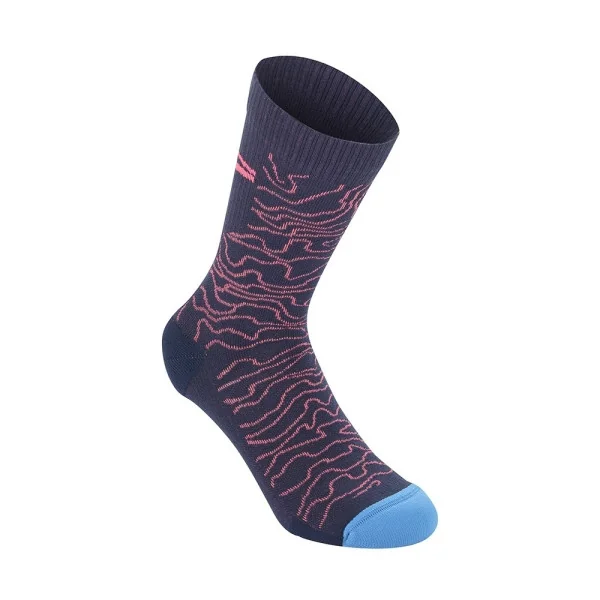 Calcetines Alpinestars Drop 15 Azul marino/Coral