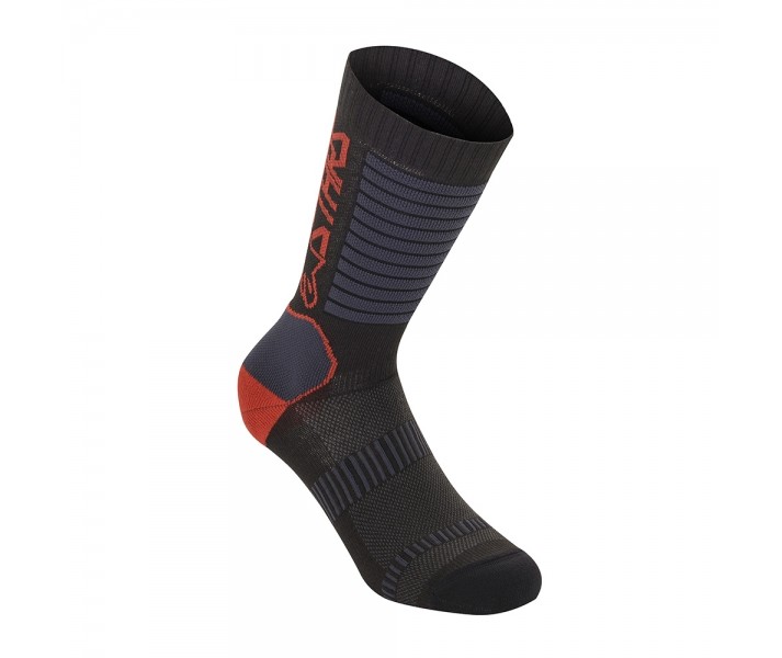 Calcetines Alpinestars Paragon Lite 19 Negro/Rojo brillo