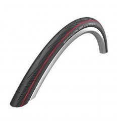 Cubierta Schwalbe Lugano II 700x25 K-Guard Active Negro-Rojo