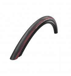 Cubierta Schwalbe One 700x25 RaceGuard Perf. Line Negro-Rojo