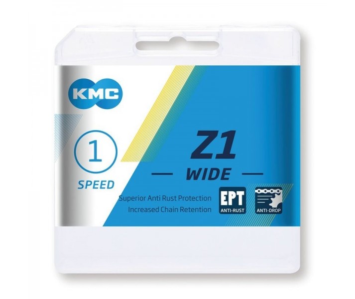 Cadena KMC Z1 Wide Ept 1/2 X 1/8 112 Eslabones 8 Mm