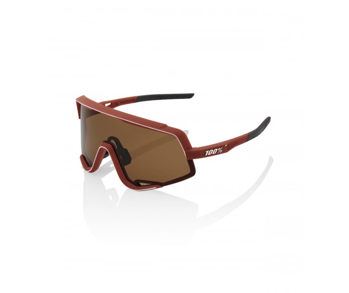 Gafas de sol 100% Glendale -Soft Tact Rojo Lente Bronce Espejo