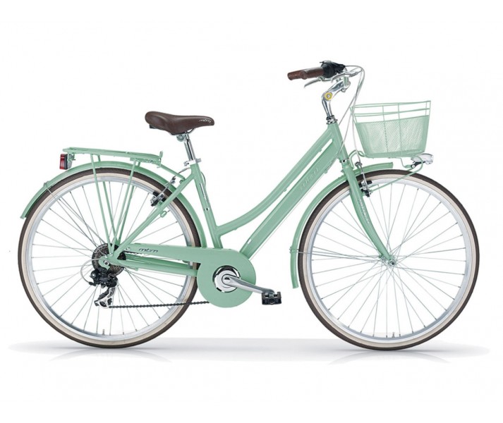 Bicicleta MBM Boulevard 6v con cesta Verde