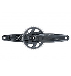 Juego de platos y biela Sram GX Eagle DUB FAT4 Gris Lunar