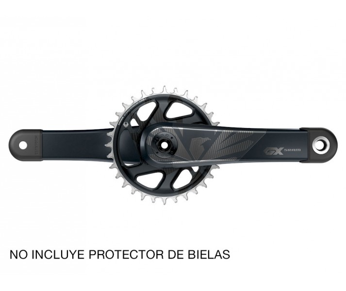 Juego de platos y biela Sram GX Carbon Eagle DUB Boost Gris