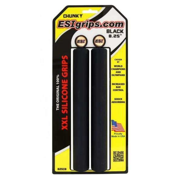 Puños MTB ESIGRIPS Chunky XXL 8,25 Negro | 825CB