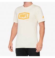 Camiseta 100% Essential T-Shirt Chalk/Naranja