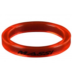 Separador de dirección Massi 1-1/8' nylon rojo 5mm (4uds)