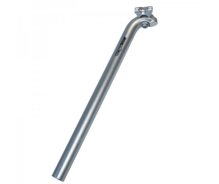 Tija De Sillin Ergotec Patent Hook Aluminio 400 mm - 27.2 Plata