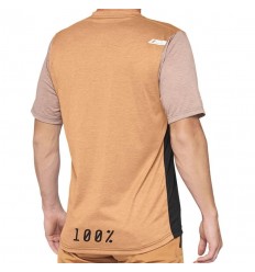 Maillot 100% Airmatic Caramel / Negro