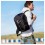 Alforja Basil Miles Daypack Negro 17L Cierre Click Impermeable