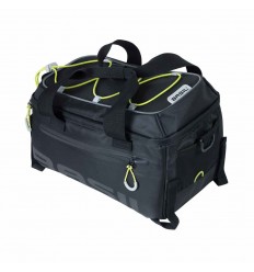 Alforja Basil Miles Trunkbag Reflect.Negro Impermeab.7L Cierre Cremall.