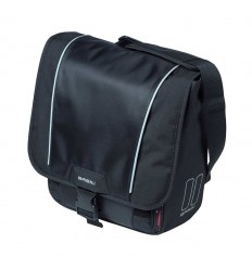 Alforja Basil Sport Design Commuter Impermeable Negr.18L Cierre Click.