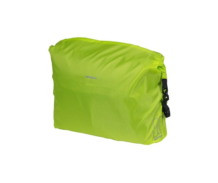 Funda Mochila Basil Keep Dry And Clean Imper. Horizontal Hook-On Amarillo Refl.