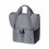 Bolsa Única Basil Go Single Grey Melee Con Líneas Reflectantes 16 L