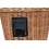 Cesto Delantero Basil Basimply Wicker Mimbre Marron (39X29X29 Cm)