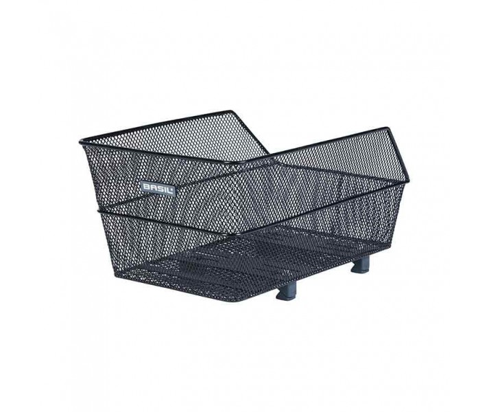 Cesto Trasero Basil Cento Fijo Sistema Wsl Negro (45X31X22 Cm)