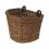 Cesto Delantero Basil Darcy L Mimbre Marron 35L (41X35X34 Cm)