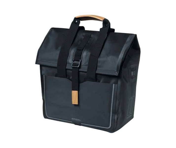 Bolsa Trasera Basil Urban Dry Shopper C/Reflectante Negro Im