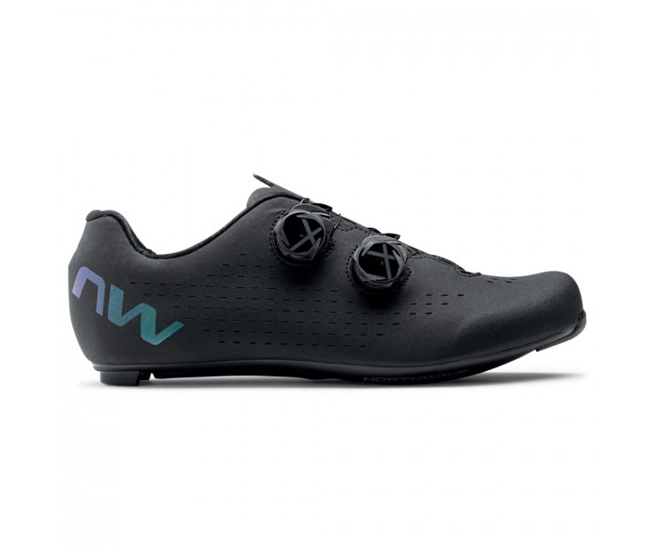 Zapatillas Northwave Revolution 3 Negro-Iridescent Carretera