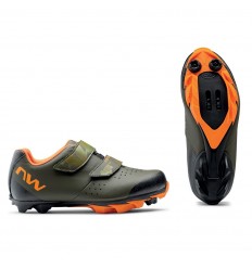 Zapatillas Northwave Origin Junior Forest-Naranja Mtb