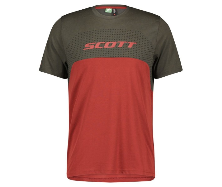 Maillot Scott MS Trail Flow Dri Gris/Rojo