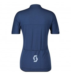 Maillot Scott Ws Gravel Merino Azul