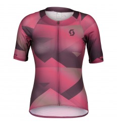 Maillot Scott Rc Premium Climber SS Mujer Violeta / Rosa