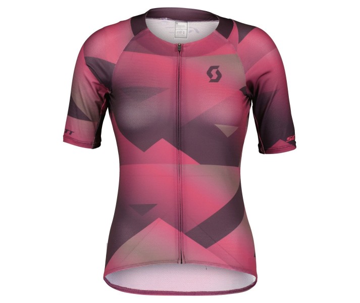 Maillot Scott Rc Premium Climber SS Mujer Violeta / Rosa