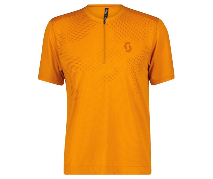 Maillot Scott MS Trail Flow Zip Naranja