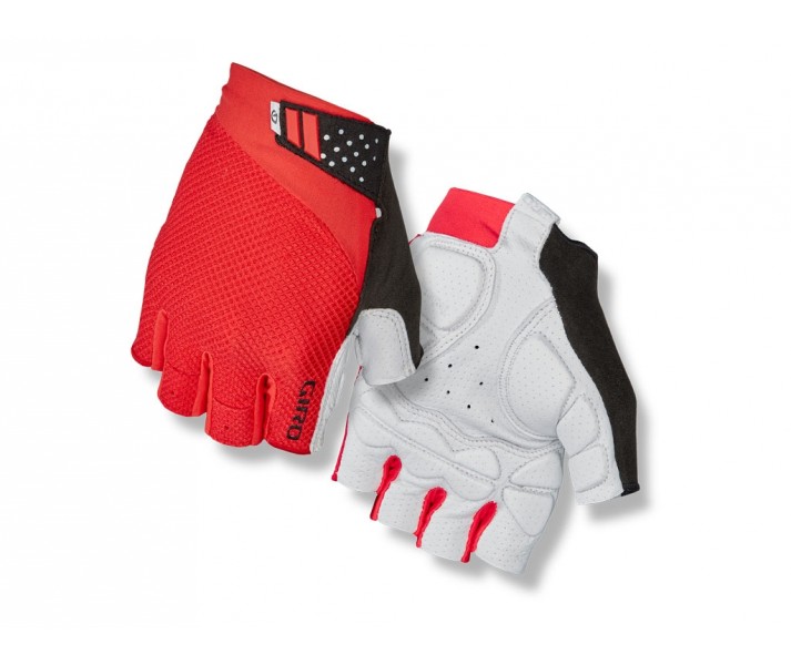 Guantes Cortos Giro Monaco II Gel Rojo