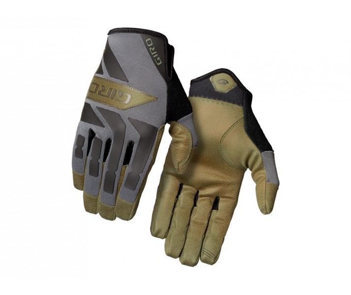 Guantes Largos Giro Trail Builder Negro/Oliva