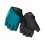 Guantes Cortos Giro Jagette Azul/Turquesa