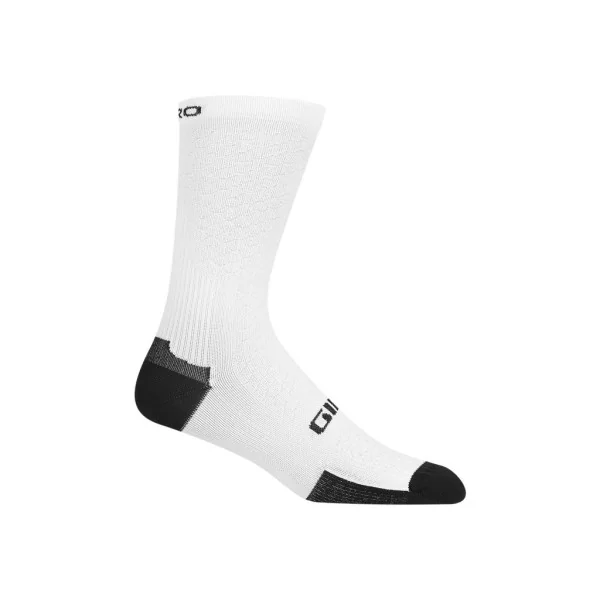 Calcetines Giro HRC Team Caña Media Blanco/Negro