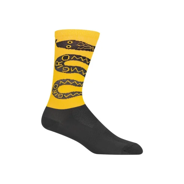 Calcetines Giro Comp Racer Caña Alta Negro/Amarillo