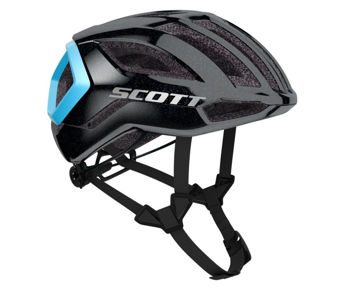 Casco Scott Centric Plus (CE) Negro/Azul Claro