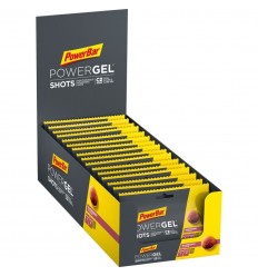 Caja  24 unidades Gominolas Powerbar PowerGel Shots Sabor Frambuesa