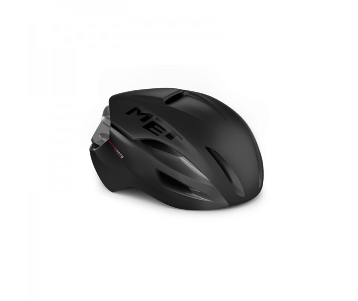 Casco Met Manta Mips Negro Brillo