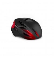 Casco Met Manta Mips Negro/Rojo