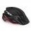 Casco Met Veleno Negro Rojo Mate Brillo