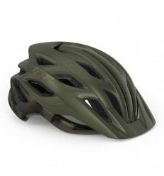 Casco Met Veleno Verde Iridiscente Mate