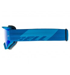 Mascaras Bell Descender Crossbones Matte Light Blue/Blue Lente: Revo Blue Mirror