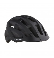 Casco Lazer Compact DLX Negro Mate + Net + Led