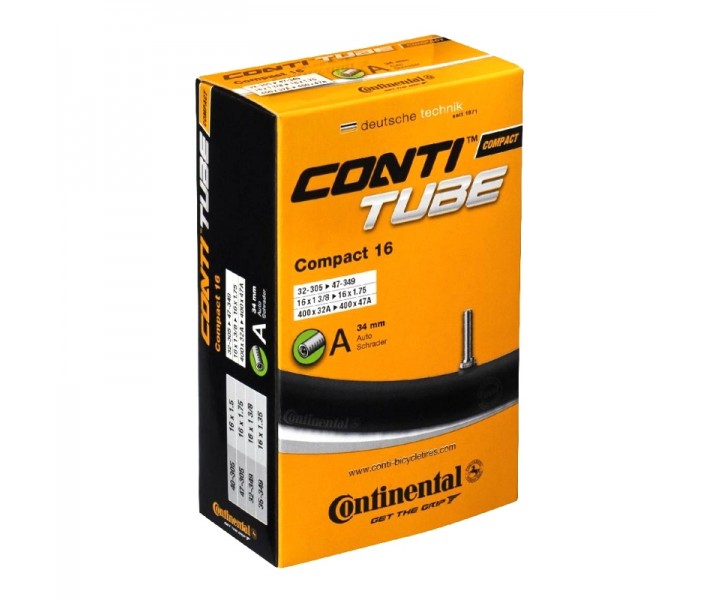 Camara Continental Compact 16X1 3/8-1.75 Valvula Standard 34 Mm (32-305/47-349)