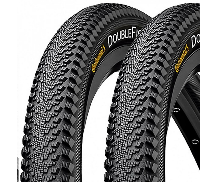 Cubierta Continental Doublefighter Iii 16X1.75 Rigida Negro 47-305