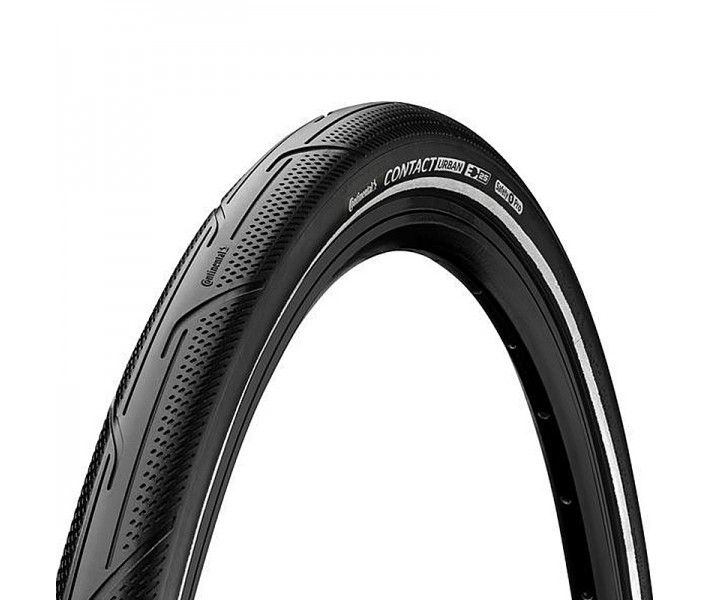 Cubierta Continental Contact Urban 26X1.75 Safetypro Puregrip Compound Rigida Negro Reflect (47-559)