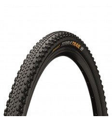 Cubierta Continental Terra Trail 28X1.35 Shieldwall Puregrip Tubeless Plegable Negro/Marron 35-622